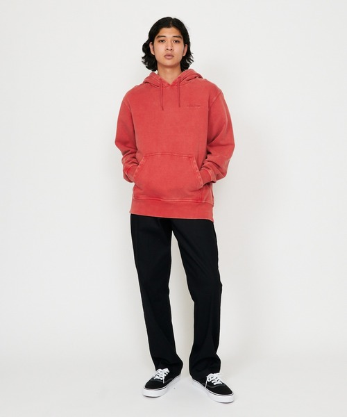 Dickies（ディッキーズ）の「Dickies/ディッキーズ ヴィンテージウォッシュ ワンポイント刺繍 プルオーバーパーカー（パーカー・メンズ・ブラック/レッド/ブルー・LARGE/X-LARGE/MEDIUM）」の11枚目の写真