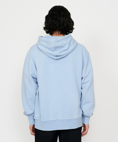 Dickies（ディッキーズ）の「Dickies/ディッキーズ ヴィンテージウォッシュ ワンポイント刺繍 プルオーバーパーカー（パーカー・メンズ・ブラック/レッド/ブルー・LARGE/X-LARGE/MEDIUM）」の6枚目の写真