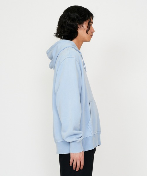 Dickies（ディッキーズ）の「Dickies/ディッキーズ ヴィンテージウォッシュ ワンポイント刺繍 プルオーバーパーカー（パーカー・メンズ・ブラック/レッド/ブルー・LARGE/X-LARGE/MEDIUM）」の7枚目の写真