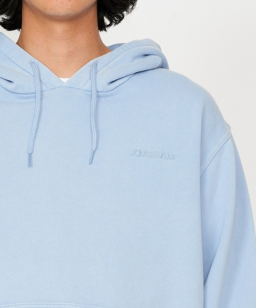 Dickies（ディッキーズ）の「Dickies/ディッキーズ ヴィンテージウォッシュ ワンポイント刺繍 プルオーバーパーカー（パーカー・メンズ・ブラック/レッド/ブルー・LARGE/X-LARGE/MEDIUM）」の8枚目の写真
