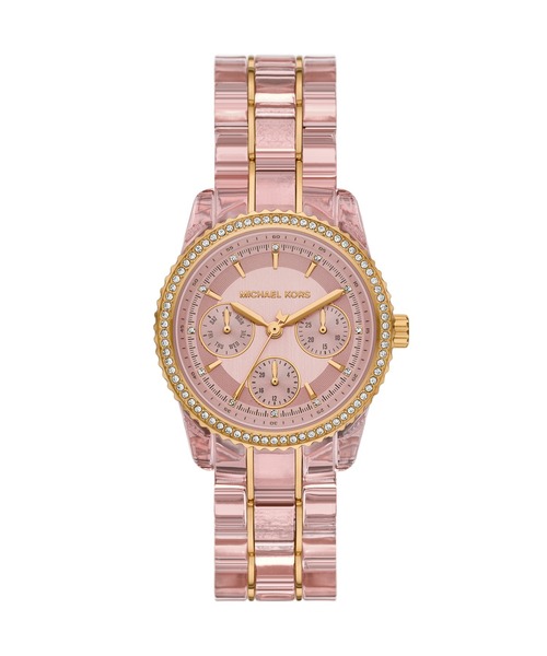 MICHAEL KORS(マイケルコース)の「マイケル・コース 腕時計 レディース アナログ ミックス MK7607(アナログ腕時計・レディース・ピンク・FREE)」の1枚目の写真