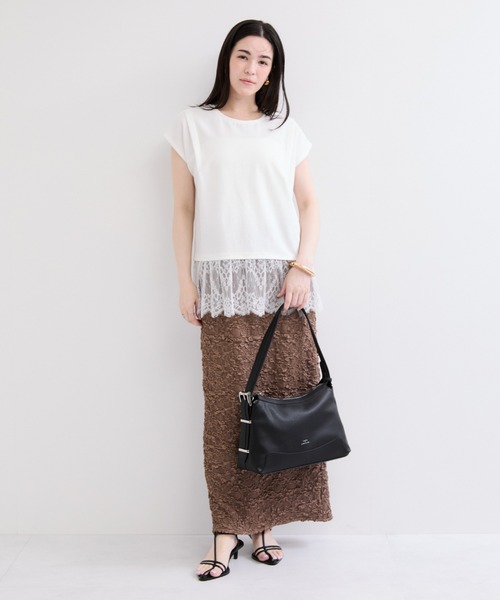 le cercle ADAM ET ROPE'（ルセルクルアダムエロペ）の「【George Cinq(ジョルジュサンク)】orieans one handle bag/WEB限定/2WAY（トートバッグ・レディース・ブラック/グレー系その他・FREE）」の5枚目の写真