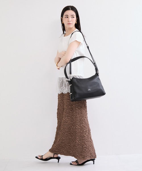 le cercle ADAM ET ROPE'（ルセルクルアダムエロペ）の「【George Cinq(ジョルジュサンク)】orieans one handle bag/WEB限定/2WAY（トートバッグ・レディース・ブラック/グレー系その他・FREE）」の4枚目の写真