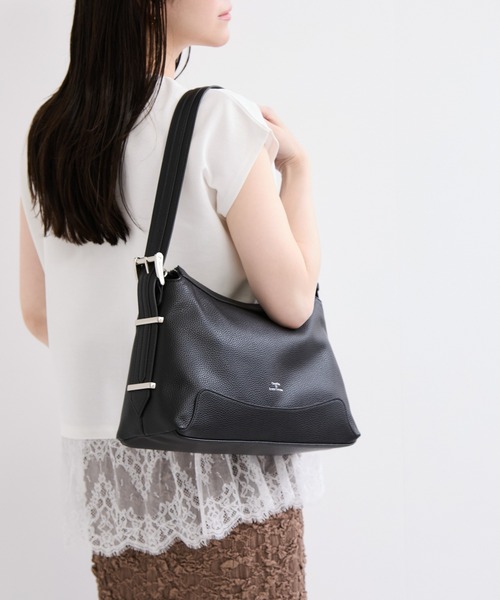 le cercle ADAM ET ROPE'（ルセルクルアダムエロペ）の「【George Cinq(ジョルジュサンク)】orieans one handle bag/WEB限定/2WAY（トートバッグ・レディース・ブラック/グレー系その他・FREE）」の10枚目の写真
