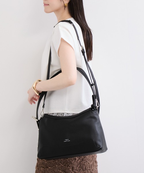 le cercle ADAM ET ROPE'（ルセルクルアダムエロペ）の「【George Cinq(ジョルジュサンク)】orieans one handle bag/WEB限定/2WAY（トートバッグ・レディース・ブラック/グレー系その他・FREE）」の11枚目の写真