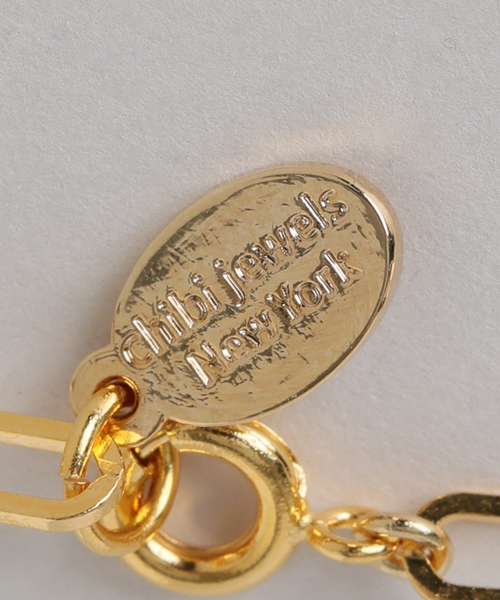 Chibi Jewels (チビジュエルズ)の「chibi jewels/チビジュエルズ rectangle chain Mex Coin Necklace(ネックレス・レディース・ゴールド・FREE)」の10枚目の写真
