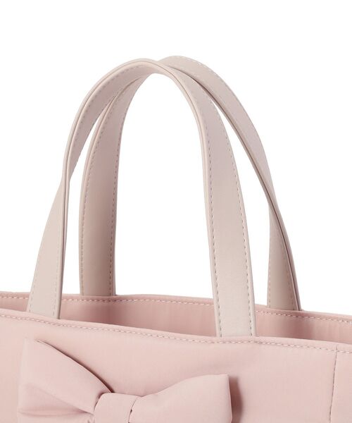 Maison de FLEUR(メゾンドフルール)の「【撥水加工】2Wayトートバッグ(トートバッグ・レディース・ブラック/ピンク・FREE)」の6枚目の写真