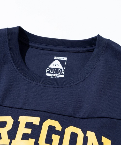 POLeR(ポーラー)の「POLeR/ポーラー COLLEGE FOOTBALL TEE(Tシャツ/カットソー・メンズ・グレー/ネイビー・MEDIUM/LARGE/X-LARGE)」の11枚目の写真