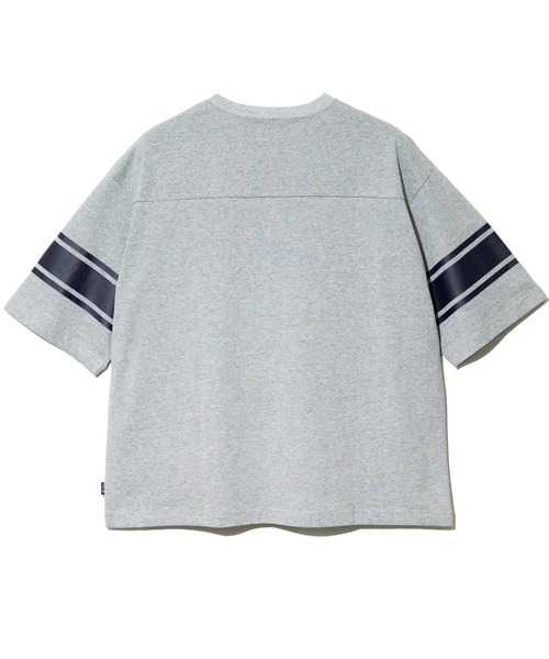 POLeR(ポーラー)の「POLeR/ポーラー COLLEGE FOOTBALL TEE(Tシャツ/カットソー・メンズ・グレー/ネイビー・MEDIUM/LARGE/X-LARGE)」の9枚目の写真