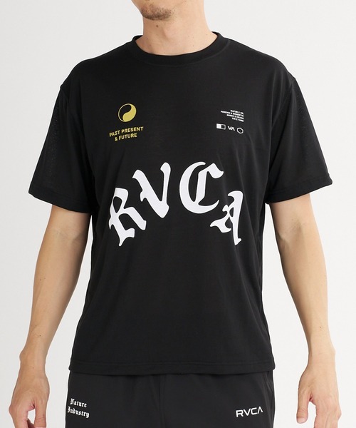 RVCA(ルーカ)の「RVCA メンズ FRONT ARCH VENT SS Tシャツ 【2026年夏モデル】(Tシャツ/カットソー・メンズ・ホワイト/ブラック/ホワイト系その他・SMALL/MEDIUM/LARGE/X-LARGE)」の3枚目の写真