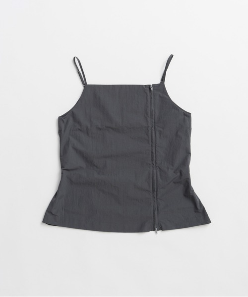 PRANK PROJECT(プランクプロジェクト)の「ジップエプロンキャミ / Zip-Up Apron Camisole(キャミソール・レディース・グレー/ブラック・FREE)」の12枚目の写真