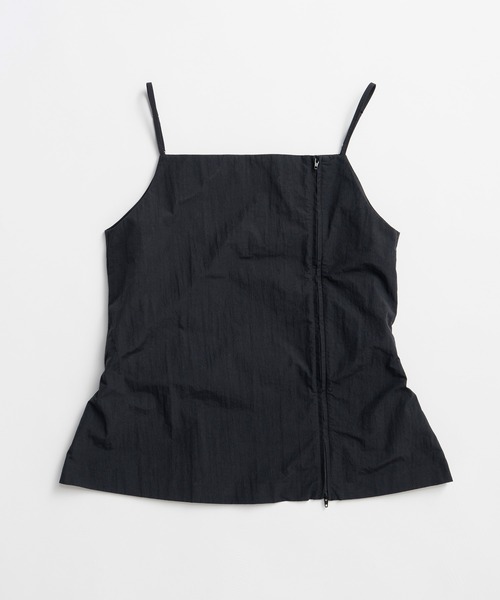 PRANK PROJECT(プランクプロジェクト)の「ジップエプロンキャミ / Zip-Up Apron Camisole(キャミソール・レディース・グレー/ブラック・FREE)」の14枚目の写真