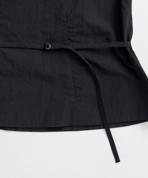 PRANK PROJECT(プランクプロジェクト)の「ジップエプロンキャミ / Zip-Up Apron Camisole(キャミソール・レディース・グレー/ブラック・FREE)」の5枚目の写真