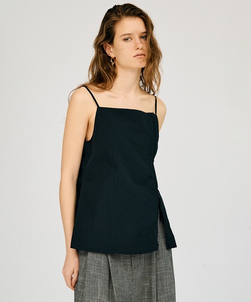 PRANK PROJECT(プランクプロジェクト)の「ジップエプロンキャミ / Zip-Up Apron Camisole(キャミソール・レディース・グレー/ブラック・FREE)」の16枚目の写真
