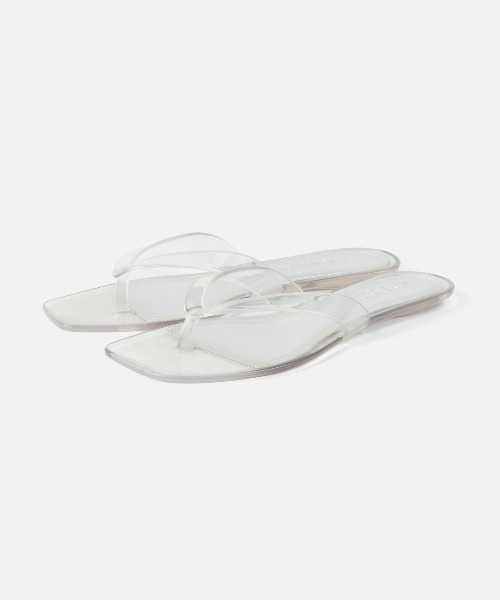 STEVE MADDEN(スティーブマデン)の「クリアフラットトングサンダル/S.MADDEN TRELLA-J-XS(サンダル・レディース・スモーク/クリア・22.5cm/23.5cm/24.0cm/25.0-25.5)」の20枚目の写真