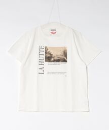 LA MARINE FRANCAISE | 【LA HUTTE】26/-天竺フォトプリントS/S TEE(Tシャツ/カットソー)