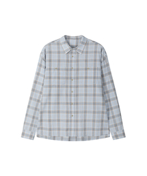SECONDMONO（セカンドモノローグ）の「Loose Fit Check Shirt [SKYBLUE]_SESH028SKYBLUE（シャツ/ブラウス）」
