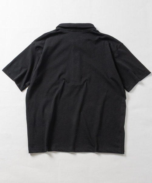 JOHN'S CLOSET（ジョンズクローゼット）の「【31】ドライコットン天竺 ベーシックポロシャツ 吸水速乾/セットアップ展開有（ポロシャツ・メンズ・ブラック/チャコールグレー/ホワイト・MEDIUM/LARGE）」の13枚目の写真