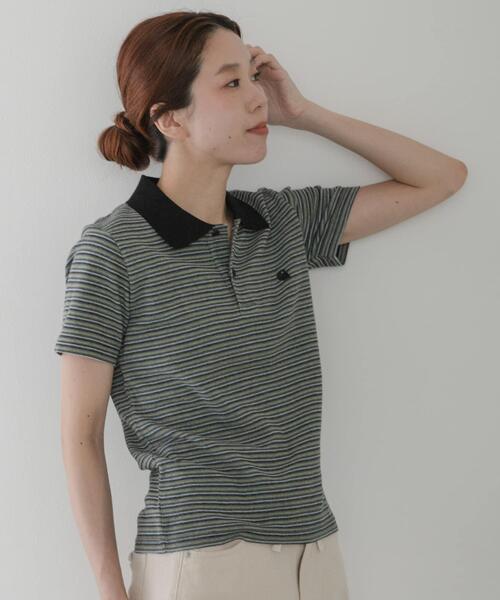 URBAN RESEARCH Sonny Label(アーバンリサーチサニーレーベル)の「CARHARTT SHORT-SLEEVE DION POLO(ポロシャツ・レディース・オレンジ系その他/ブルー系その他・SMALL)」の7枚目の写真