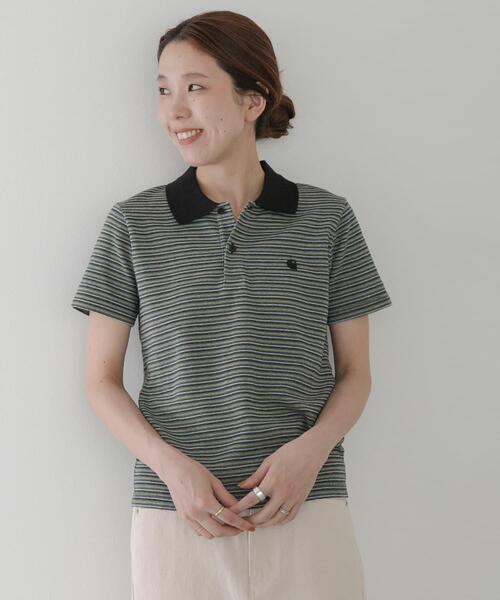 URBAN RESEARCH Sonny Label(アーバンリサーチサニーレーベル)の「CARHARTT SHORT-SLEEVE DION POLO(ポロシャツ・レディース・オレンジ系その他/ブルー系その他・SMALL)」の8枚目の写真