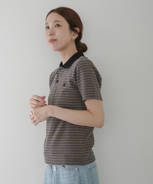 URBAN RESEARCH Sonny Label(アーバンリサーチサニーレーベル)の「CARHARTT SHORT-SLEEVE DION POLO(ポロシャツ・レディース・オレンジ系その他/ブルー系その他・SMALL)」の18枚目の写真