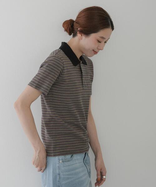 URBAN RESEARCH Sonny Label(アーバンリサーチサニーレーベル)の「CARHARTT SHORT-SLEEVE DION POLO(ポロシャツ・レディース・オレンジ系その他/ブルー系その他・SMALL)」の20枚目の写真