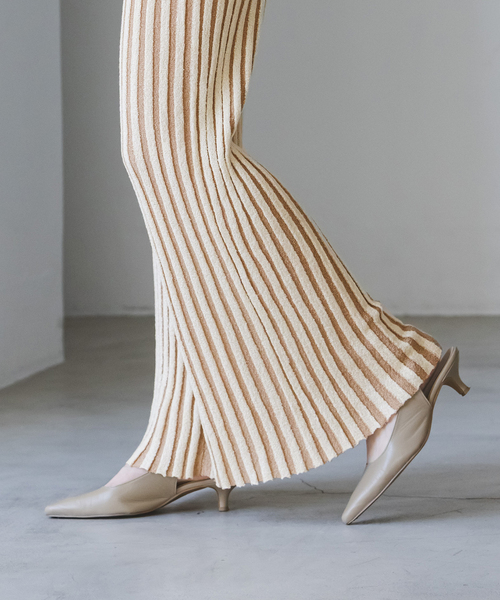 Noble(ノーブル)の「《別注カラー》PROVOKE/プロヴォーク loopyarn stripe pants(その他パンツ・レディース・ベージュ/ブラウン・FREE)」の17枚目の写真