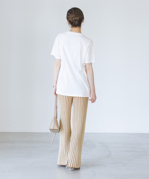 Noble(ノーブル)の「《別注カラー》PROVOKE/プロヴォーク loopyarn stripe pants(その他パンツ・レディース・ベージュ/ブラウン・FREE)」の20枚目の写真