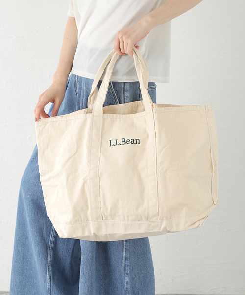 L.L.Bean(エルエルビーン)の「L.L.BEAN / エルエルビーン グローサリー トート(ショルダーバッグ・レディース・ブルー/キャメル/ホワイト/カーキ/ブラック/チャコールグレー・FREE)」の18枚目の写真