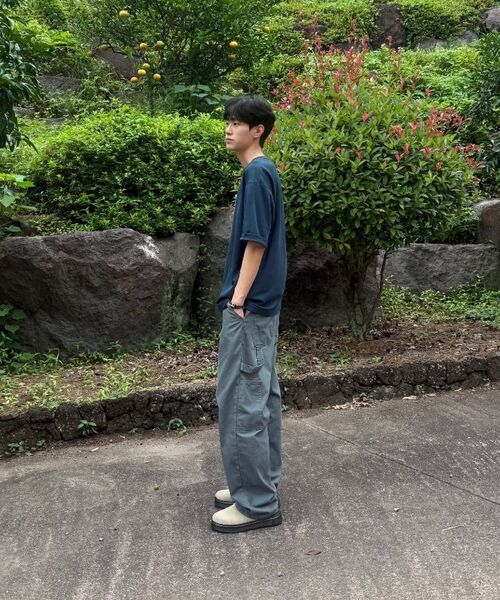 QT8 GARMENTS(キューティーエイトガーメント)の「LB Washed Oxford Carpenter Pants (Grey)(その他パンツ・メンズ・その他・MEDIUM/LARGE/X-LARGE)」の4枚目の写真