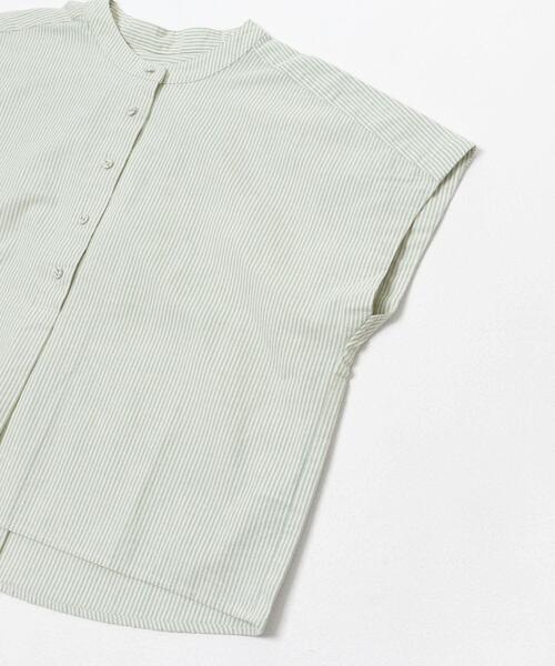 URBAN RESEARCH DOORS(アーバンリサーチドアーズ)の「ストライプクロップドブラウス(シャツ/ブラウス・レディース・ミント/ブラック/ブルー・FREE)」の19枚目の写真