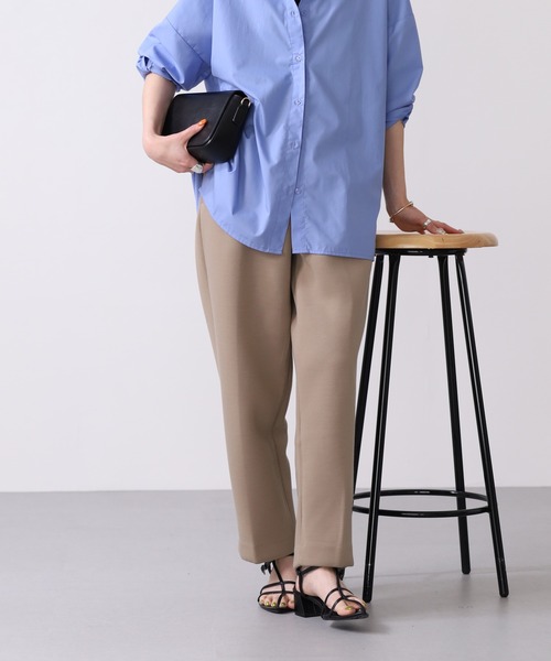 OMNES(オムネス)の「スポンジポンチタックパンツ(その他パンツ・レディース・ベージュ・WOMENS L)」の5枚目の写真