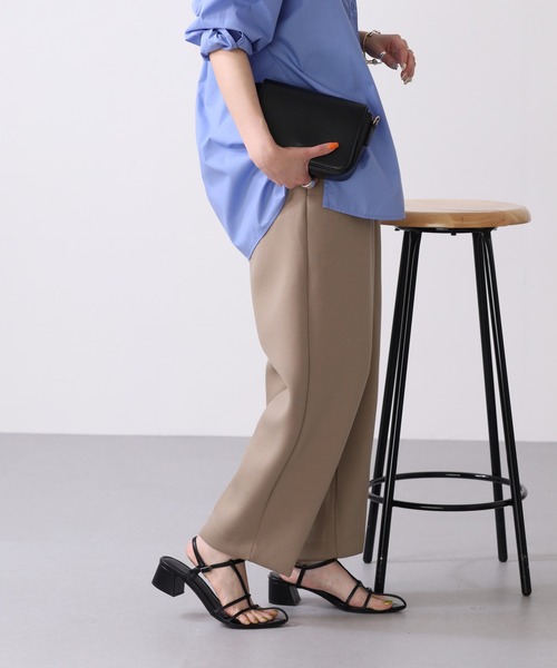 OMNES(オムネス)の「スポンジポンチタックパンツ(その他パンツ・レディース・ベージュ・WOMENS L)」の6枚目の写真