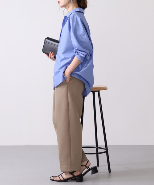 OMNES(オムネス)の「スポンジポンチタックパンツ(その他パンツ・レディース・ベージュ・WOMENS L)」の8枚目の写真