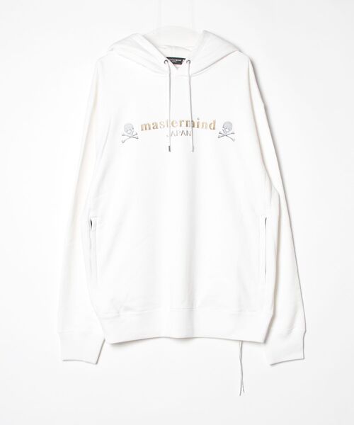mastermind JAPAN(マスターマインド)の「METALLIC SKULL HOODIE(パーカー・メンズ・グレー系その他/ホワイト/ブラック・XL)」の1枚目の写真