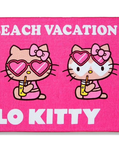 日焼けキティKITTY FACE TOWEL（タオル）｜LOCALMOTION HAWAII