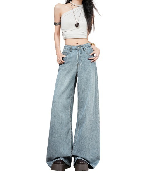 AMAJI(アマジ)の「テンセル デニムパンツ(デニムパンツ・レディース・ライトブルー・SMALL/MEDIUM/LARGE/X-LARGE)」の1枚目の写真