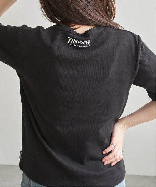 VENCEEXCHANGE(ヴァンスエクスチェンジ)の「【THRASHER /スラッシャー】 リブヘンリーネックTシャツ(Tシャツ/カットソー・メンズ・ホワイト/グレー/ブラック・M/L)」の5枚目の写真