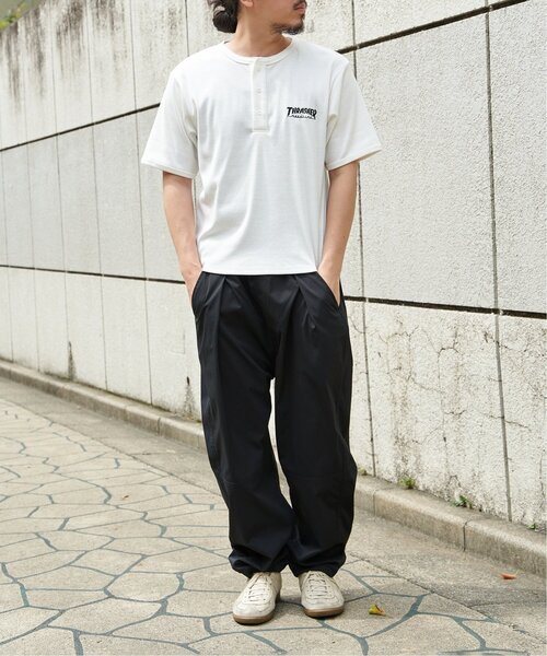 VENCEEXCHANGE(ヴァンスエクスチェンジ)の「【THRASHER /スラッシャー】 リブヘンリーネックTシャツ(Tシャツ/カットソー・メンズ・ホワイト/グレー/ブラック・M/L)」の9枚目の写真