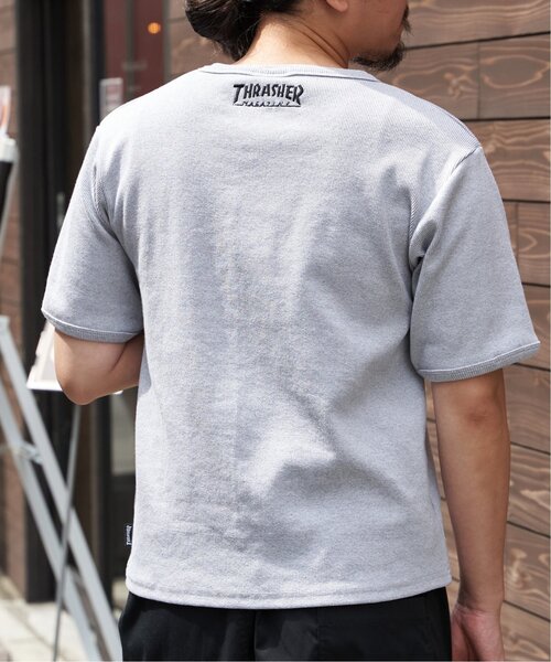 VENCEEXCHANGE(ヴァンスエクスチェンジ)の「【THRASHER /スラッシャー】 リブヘンリーネックTシャツ(Tシャツ/カットソー・メンズ・ホワイト/グレー/ブラック・M/L)」の18枚目の写真