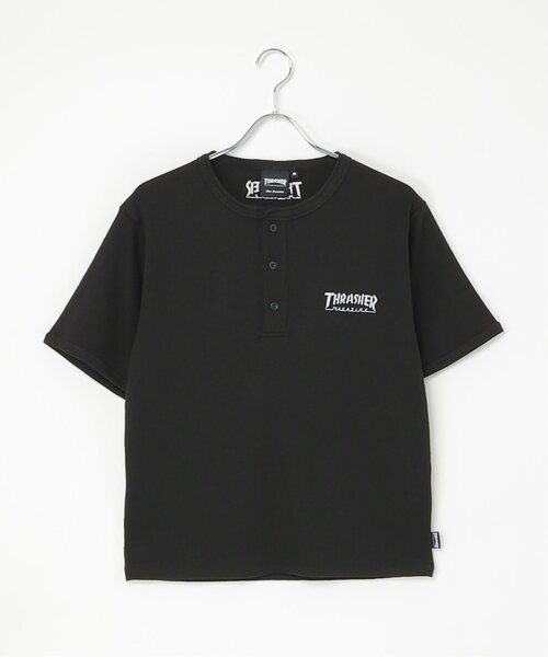 VENCEEXCHANGE(ヴァンスエクスチェンジ)の「【THRASHER /スラッシャー】 リブヘンリーネックTシャツ(Tシャツ/カットソー・メンズ・ホワイト/グレー/ブラック・M/L)」の21枚目の写真