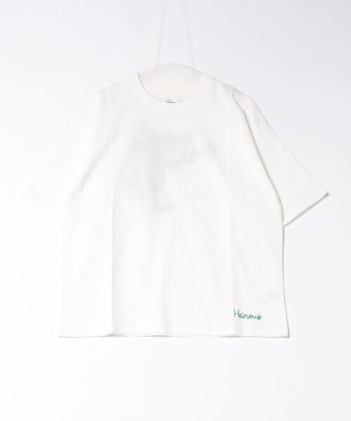 ATELANE(アテレーン)の「/ATELANE/16/1 OE天竺 刺繍Tee(Tシャツ/カットソー・メンズ・ホワイト系その他・MEDIUM/LARGE)」の1枚目の写真