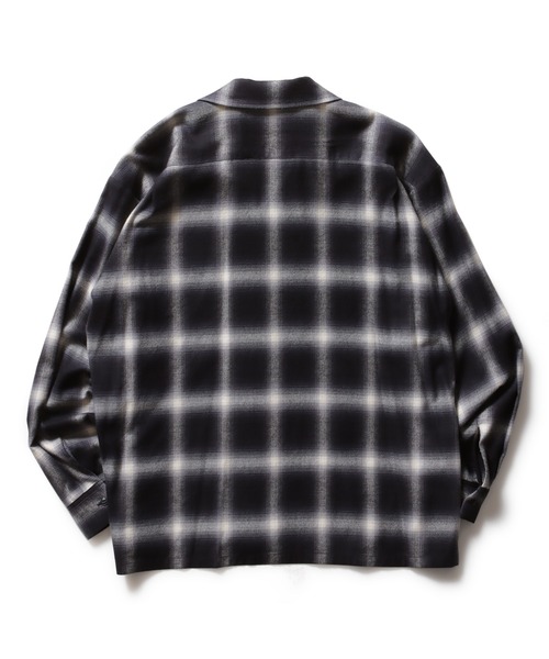 ROTAR(ローター)の「Shaggy Ombre Open Collar Shirt(シャツ/ブラウス・メンズ・レッド/ブルー/ブラック・MEDIUM/X-LARGE/LARGE)」の9枚目の写真