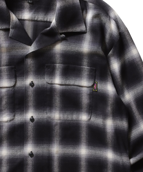ROTAR(ローター)の「Shaggy Ombre Open Collar Shirt(シャツ/ブラウス・メンズ・レッド/ブルー/ブラック・MEDIUM/X-LARGE/LARGE)」の15枚目の写真