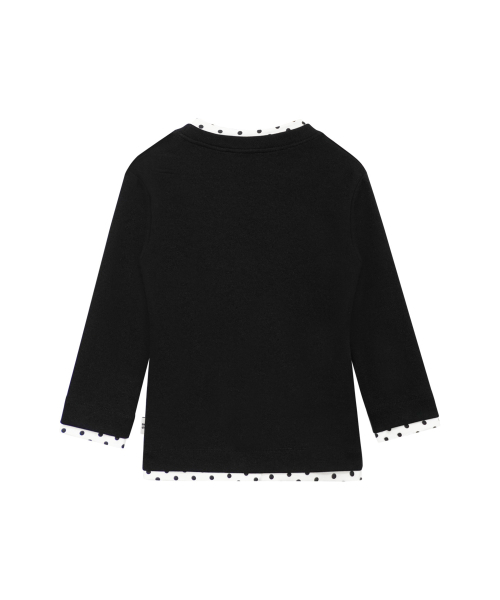 MIRECO(ミレコ)の「MINI DOT TRIM T BLACK(Tシャツ/カットソー・レディース・その他・FREE)」の5枚目の写真