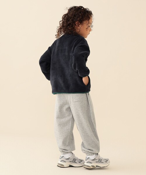BEAMS mini（ビームスミニ）の「【WEB限定】ワイド ボリューム スウェット パンツ 2026FW（90～140cm）通学服 公園遊び イージーパンツ（その他パンツ・キッズ・オレンジ/ライトグレー・110/100/90/130/120/140）」の11枚目の写真