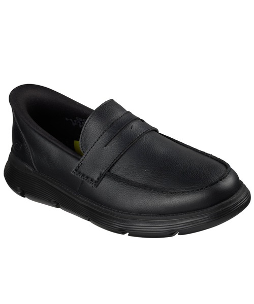 SKECHERS(スケッチャーズ)の「ハンズフリー スリップインズ ガルザ ワイアット(ローファー・メンズ・ブラック・25cm/25.5cm/26cm/26.5cm/27cm)」の3枚目の写真