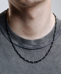 SCALETTOBLACK（スカーレットブラック）の「RAM022 Labradorite Segment Line Necklace（ネックレス）」
