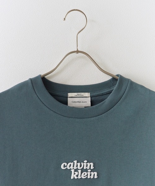 Calvin Klein(カルバン・クライン)の「Calvin Klein/ SS RLXD 300 GSM HIGH PILE TEE / 4RG248G 秋服 冬服(Tシャツ/カットソー・メンズ・アッシュグレー/グリーン系その他・M/L/XL)」の6枚目の写真