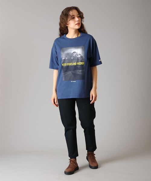 Columbia(コロンビア)の「速乾 UVカット Columbia / ロストブルック ショートスリーブ Tシャツ / コロンビア(Tシャツ/カットソー・レディース・ブラック/レッド/ネイビー/グリーン/ホワイト・S/M/L/XS/XL)」の19枚目の写真